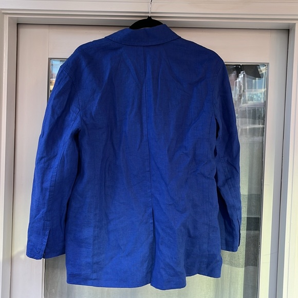 Madewell Double Breasted Linen Blazer - Picture 9 of 12